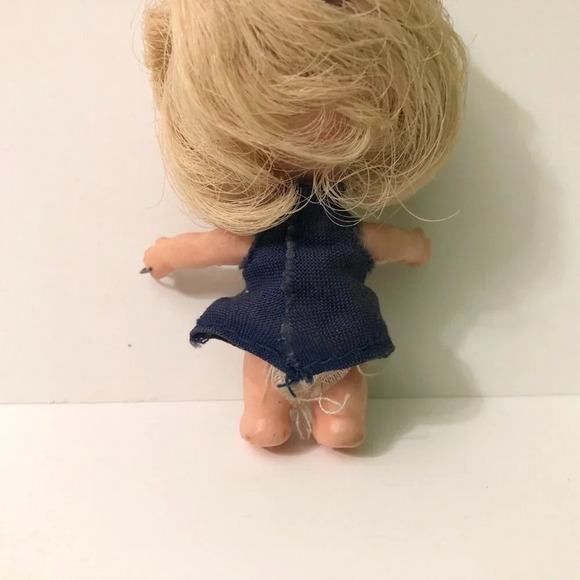 Vintage Liddle Kiddle Clone Doll 3 Inch Tall - Picture 8 of 16
